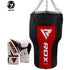 RDX UNFILLED ANGLE PUNCH BAG WITH GLOVES-1